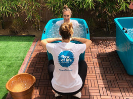 Ice bath and breath work branding