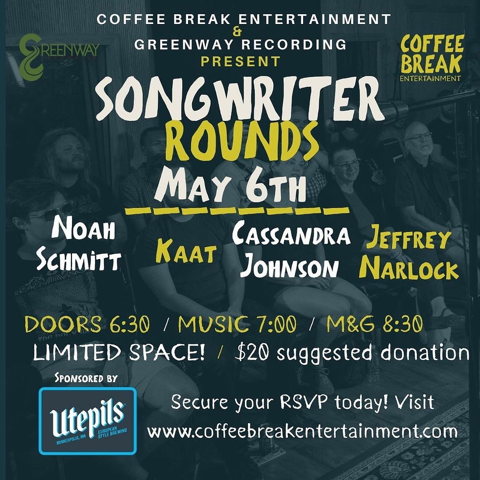 May Songwriter Rounds @ Greenway Recording