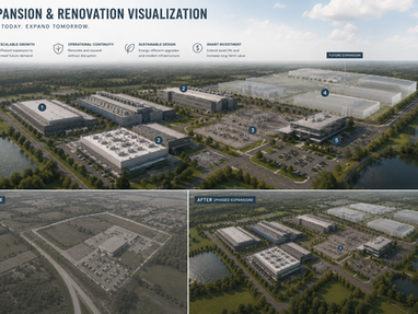 Phasing, Expansion & Renovation Visualization