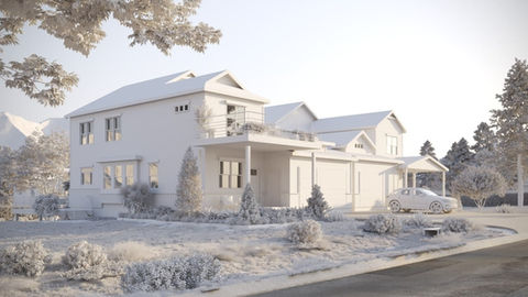 3D White Rendering