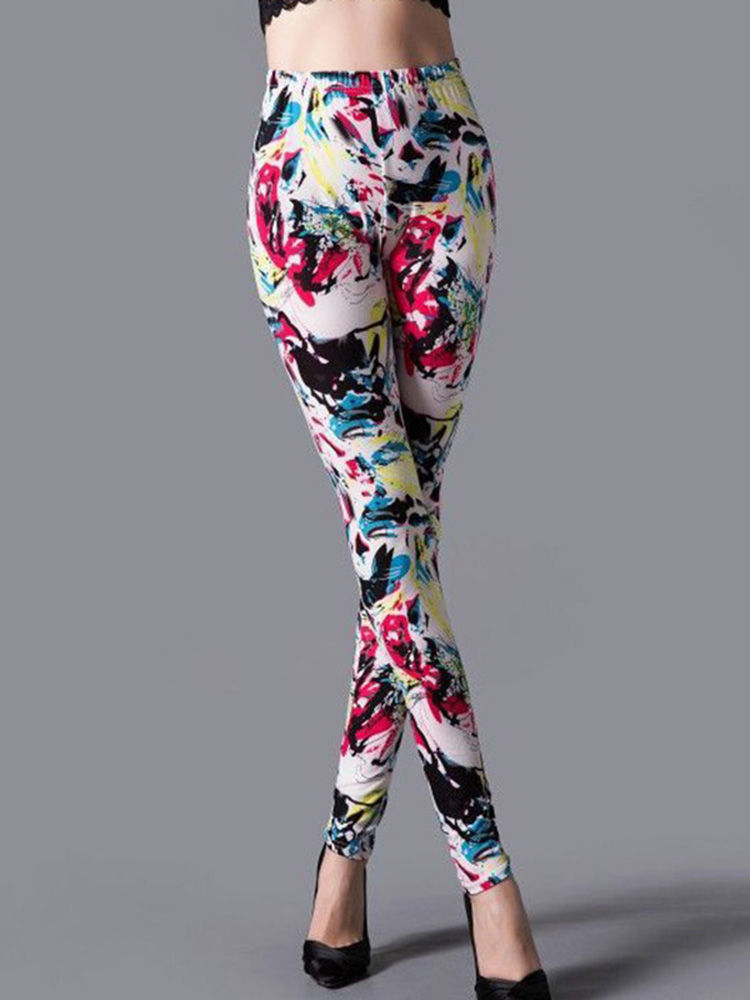 Thumbnail: YSDNCHI 2022 Summer Sexy Pencil Pants Elastic Fitness Leggins Women Legging Prin