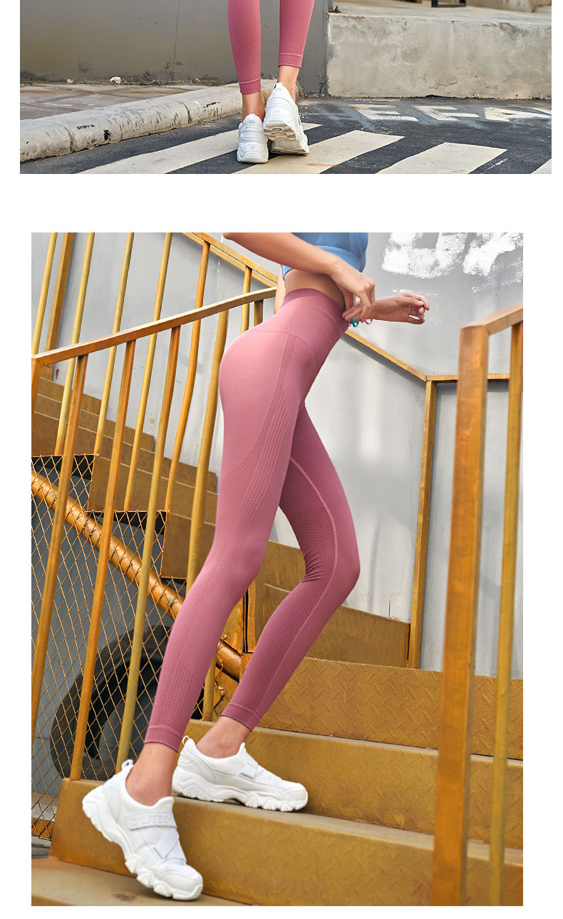 Thumbnail: Leggings Women Pants Push Up Gym Tights Sexy Tummy Control Sport Yoga Pants High