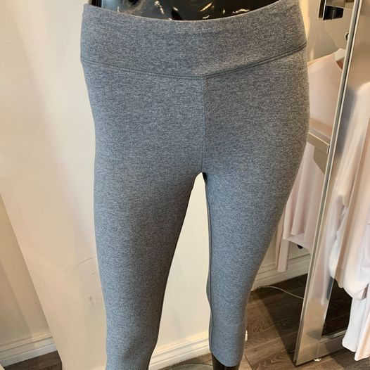 Women's Grey Yoga Pants Capri Style Brand New 2 Sizes Available