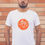 Thumbnail: Big Orange Kraken on White T-Shirt