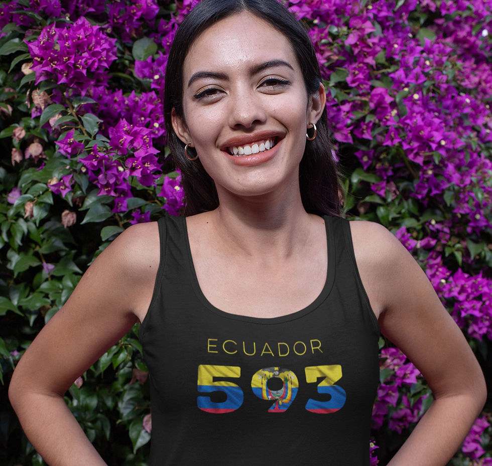 Ecuador Womens Black Vest