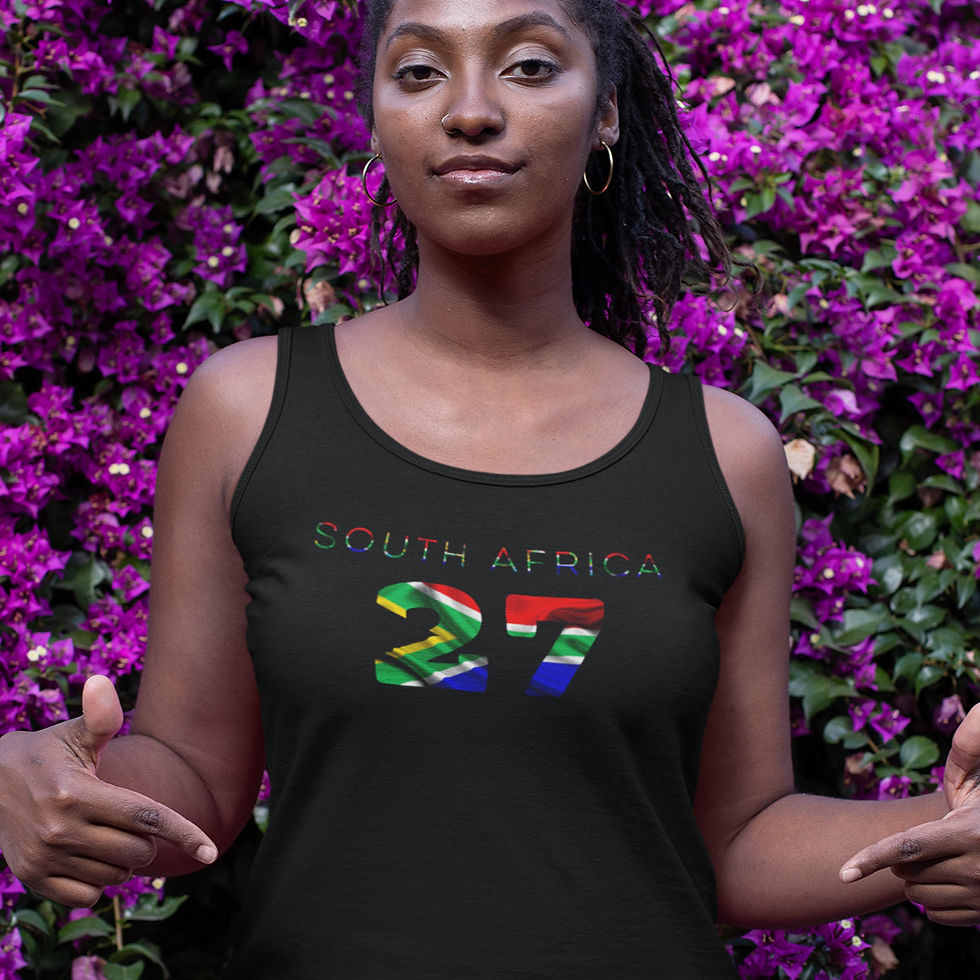 South Africa Womens Black Vest