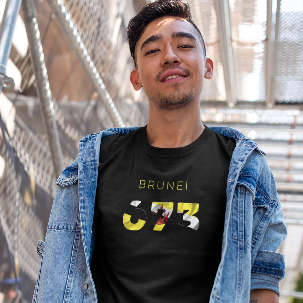 Brunei Mens Black T-Shirt