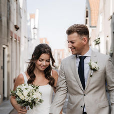 bruidsmake-up, bruidskapsel, foto's trouwdag