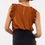 Thumbnail: Folded Ruffle Sleeveless Top