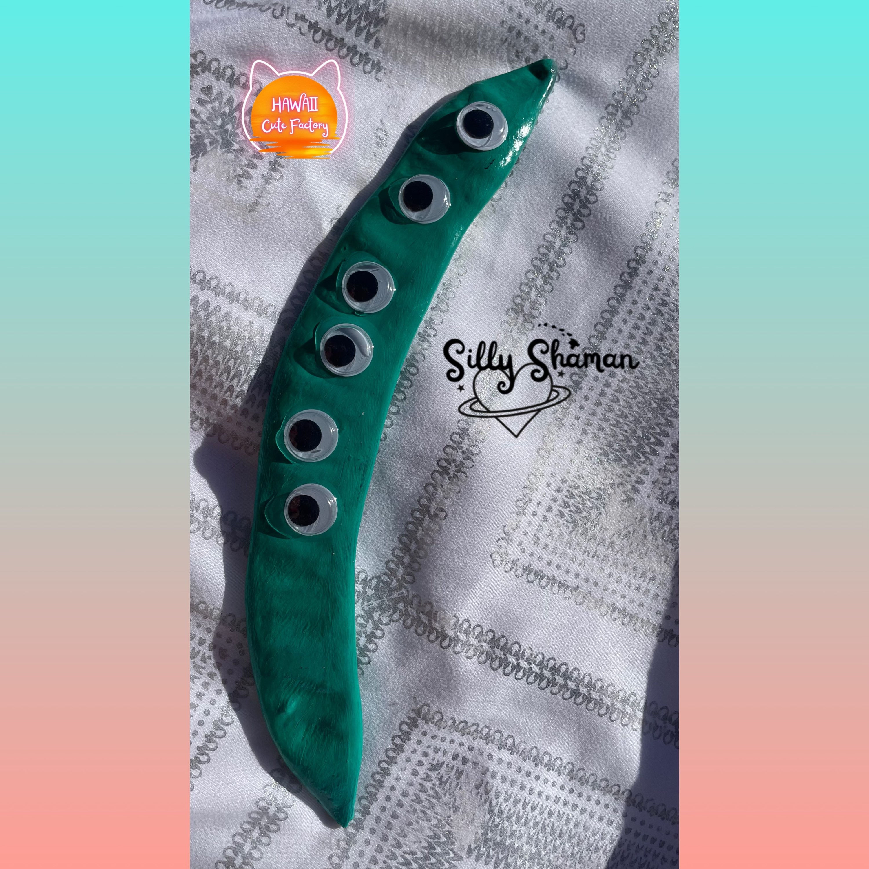 "Teal Tickle" ~ Silly Shaman Shaker™
