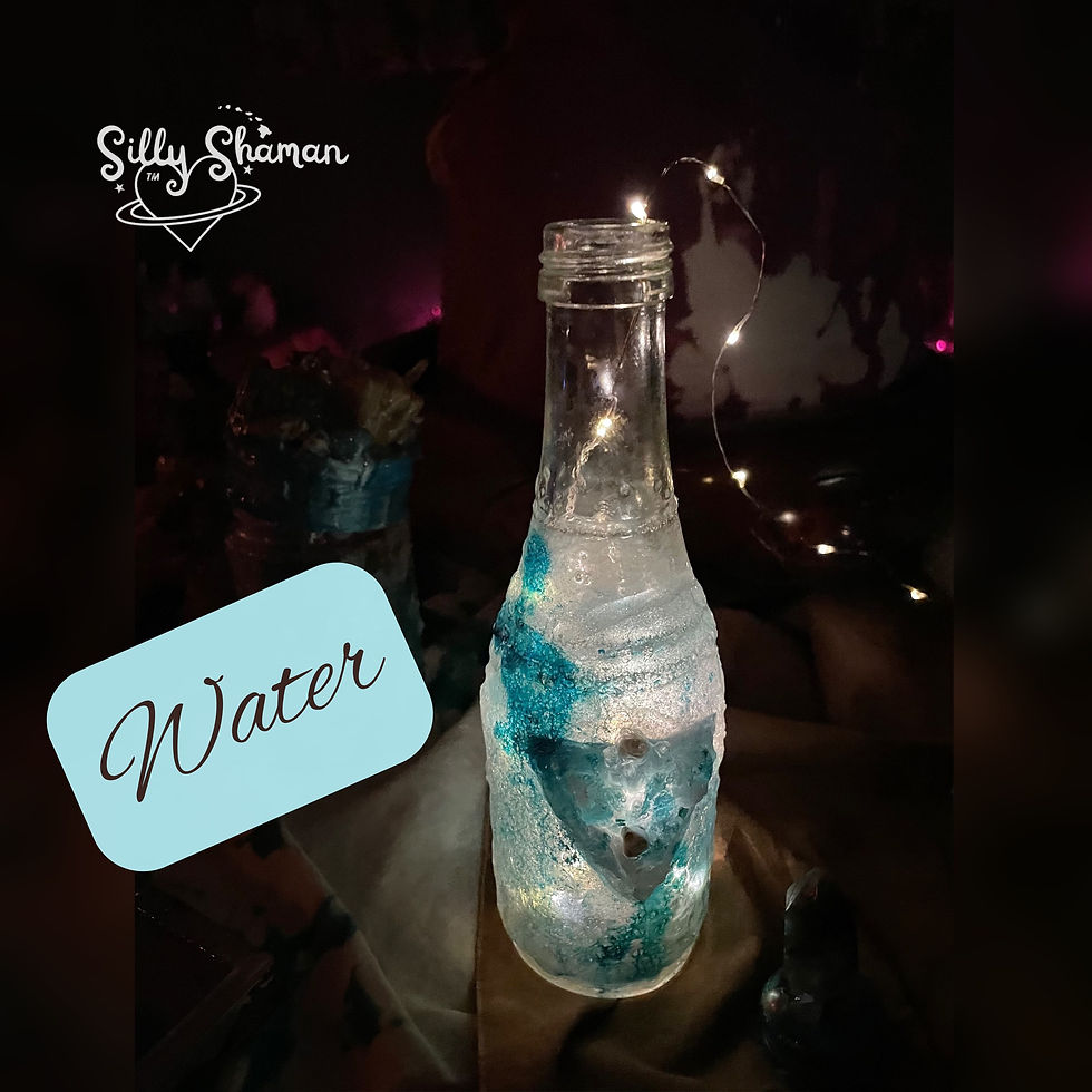 Thumbnail: Scorpio Quartz Amazonite Crystal Charger Sugar Magic Bottle (Upcycled)