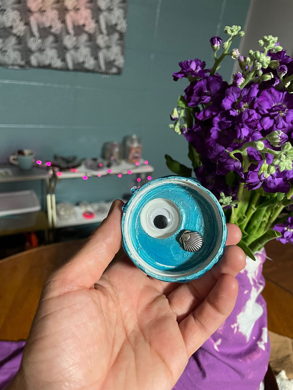 Thumbnail: Scorpio Sugar Crystal magic Jar (Upcycled) w Quartz
