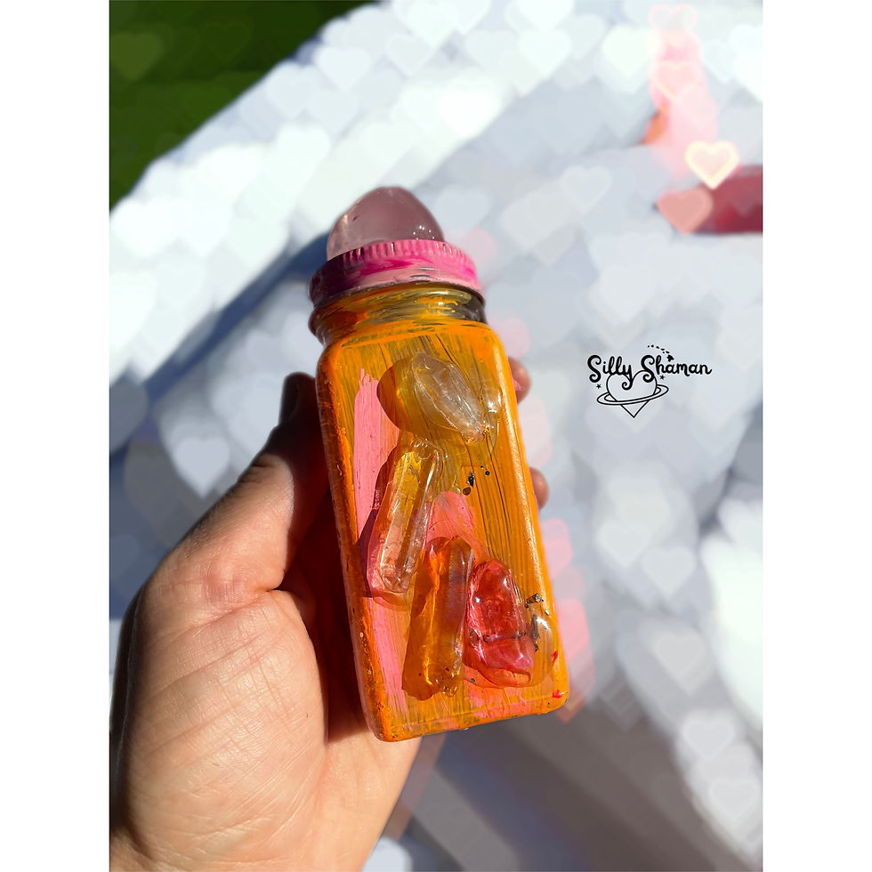 Thumbnail: Spring Eye Quartz Crystal Charging Jar (Upcycled)