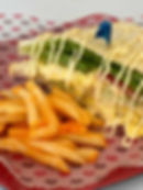 Fries with Sandwich