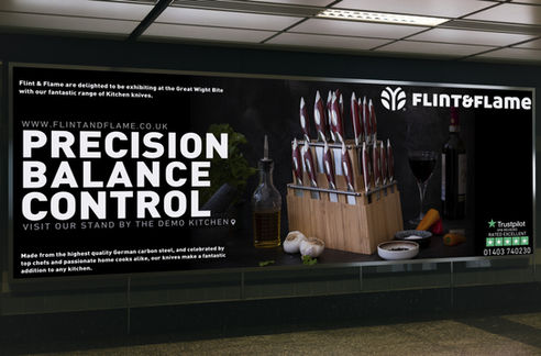 Flint & Flame Advertising Banner