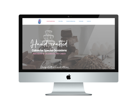 Van Der Shnoodles Cake Makers Website Design
