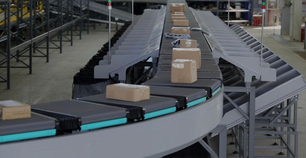 Cross Belt Sorter - Packaging Belt