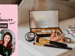 Kristen Blackwood the beauty spot with make-up and brushes