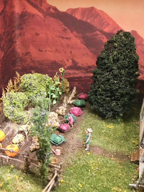 Jardins à l'échelle 1/87