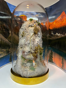 Grimpeurs en diorama