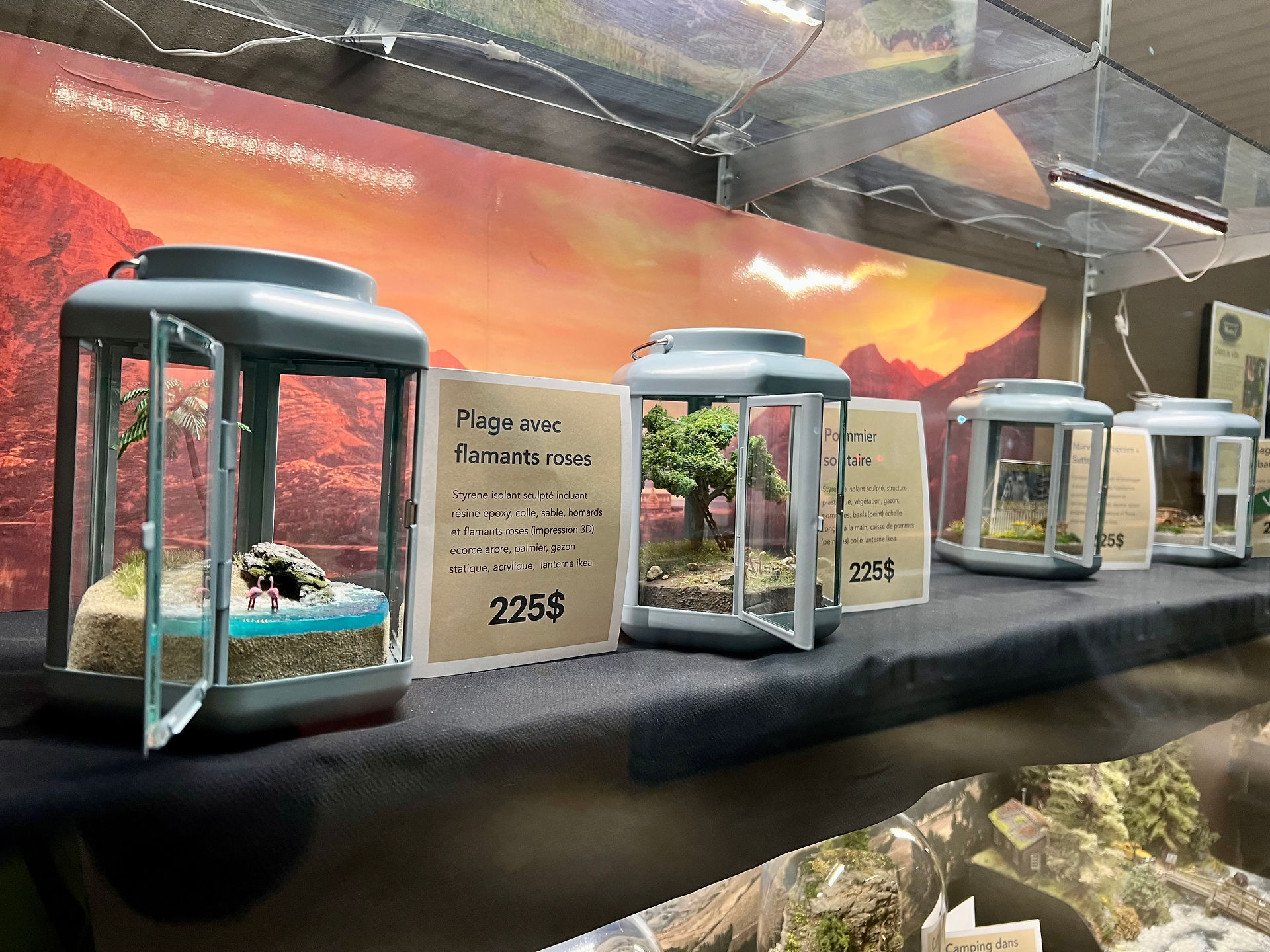 Exposition mini dioramas