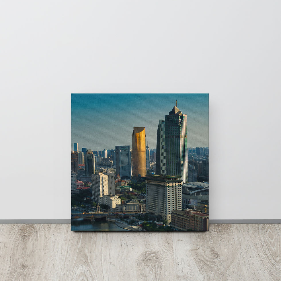 Miniaturbild: Canvas: Skyline von Tianjin / China