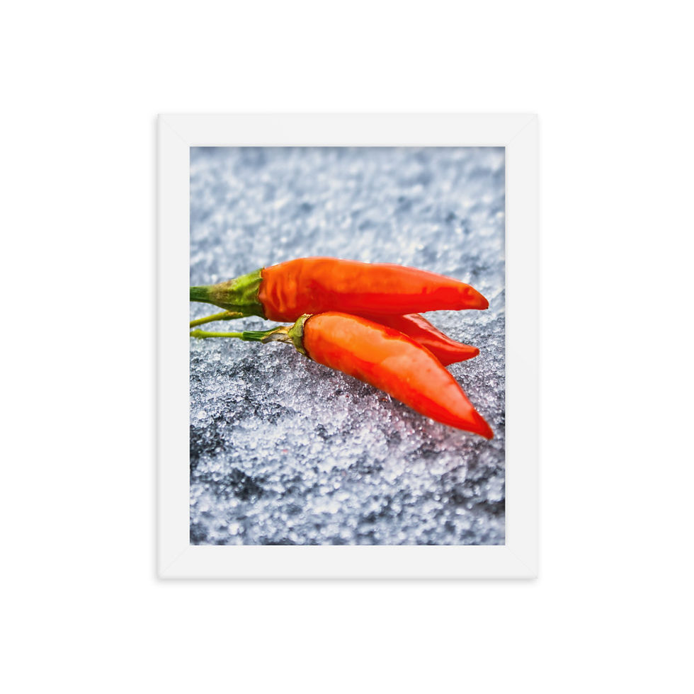 Miniaturbild: Gerahmter Poster: "Fire & Ice"