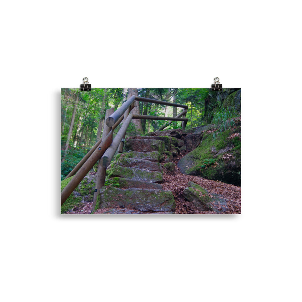 Poster: "Treppe in die Anderswelt"