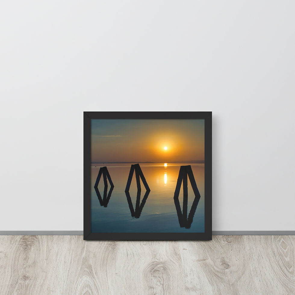 Miniatura: Gerahmter Poster: Magie am Neusiedler-See