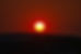 Sonnenuntergang über dem Leithagebirge im Burgenland