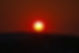 Sonnenuntergang über dem Leithagebirge im Burgenland