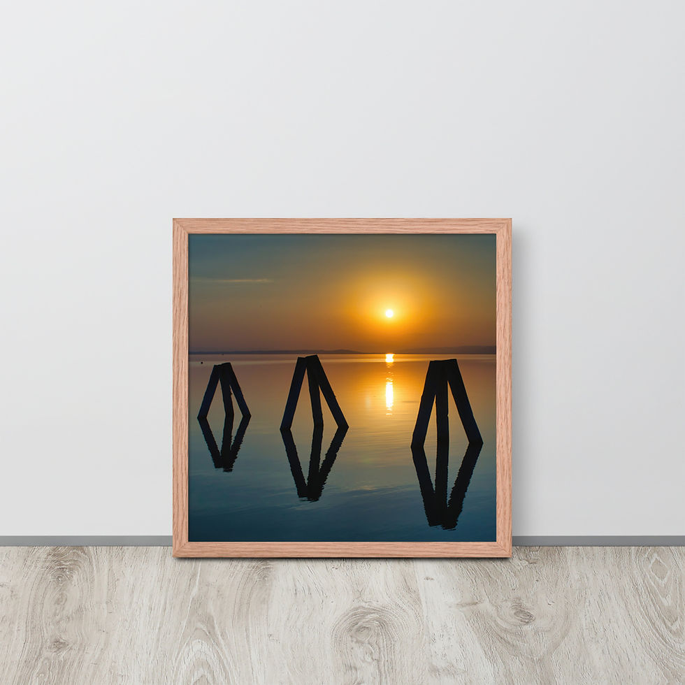 Miniaturbild: Gerahmter Poster: Magie am Neusiedler-See
