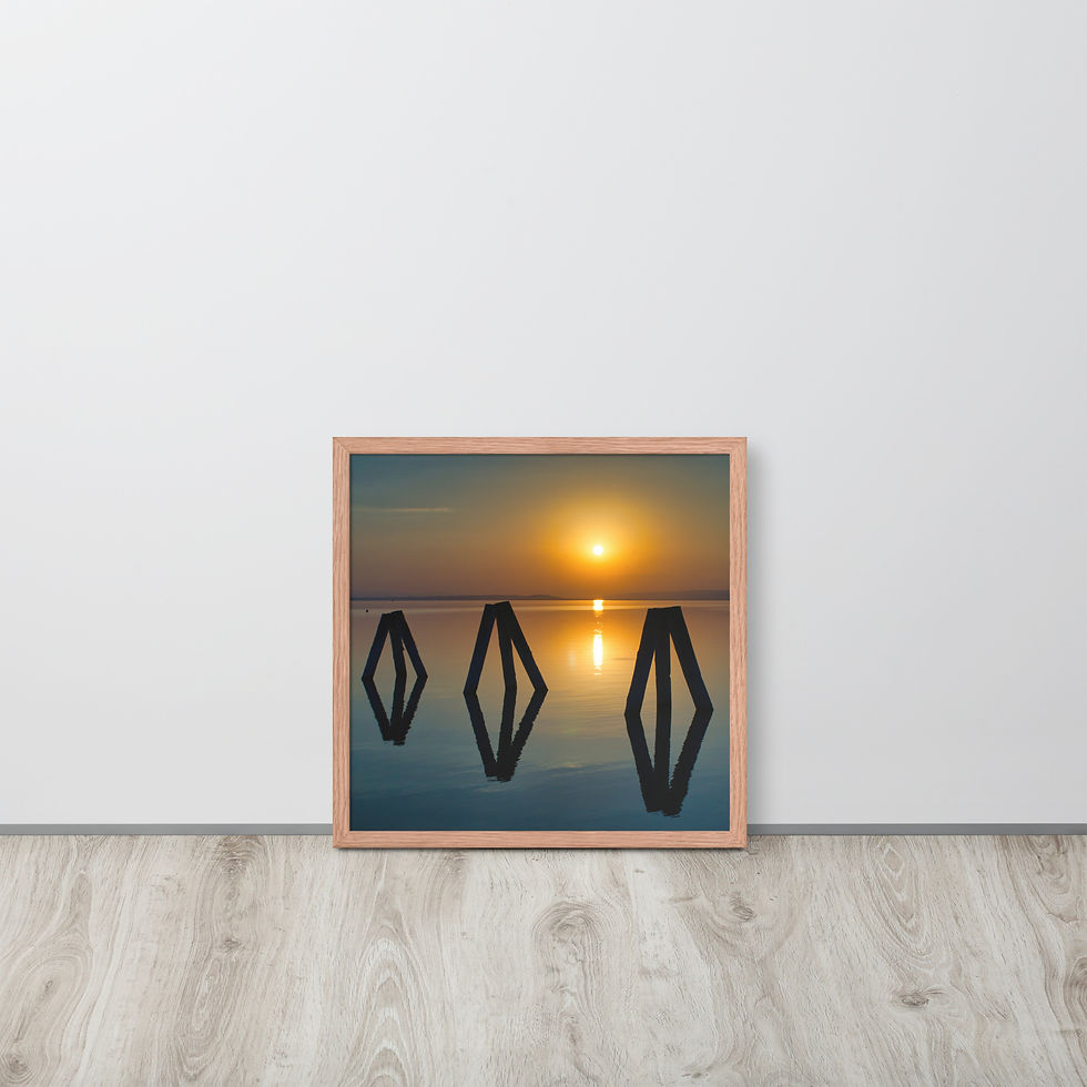 Miniaturbild: Gerahmter Poster: Magie am Neusiedler-See