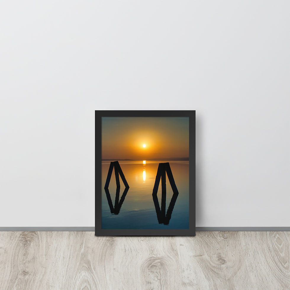 Miniaturbild: Gerahmter Poster: Magie am Neusiedler-See