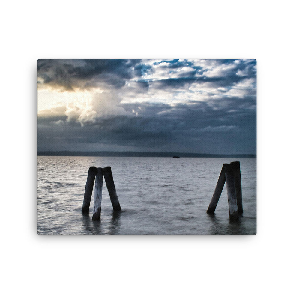 Miniaturbild: Leinwand: die Ruhe vor dem Sturm 