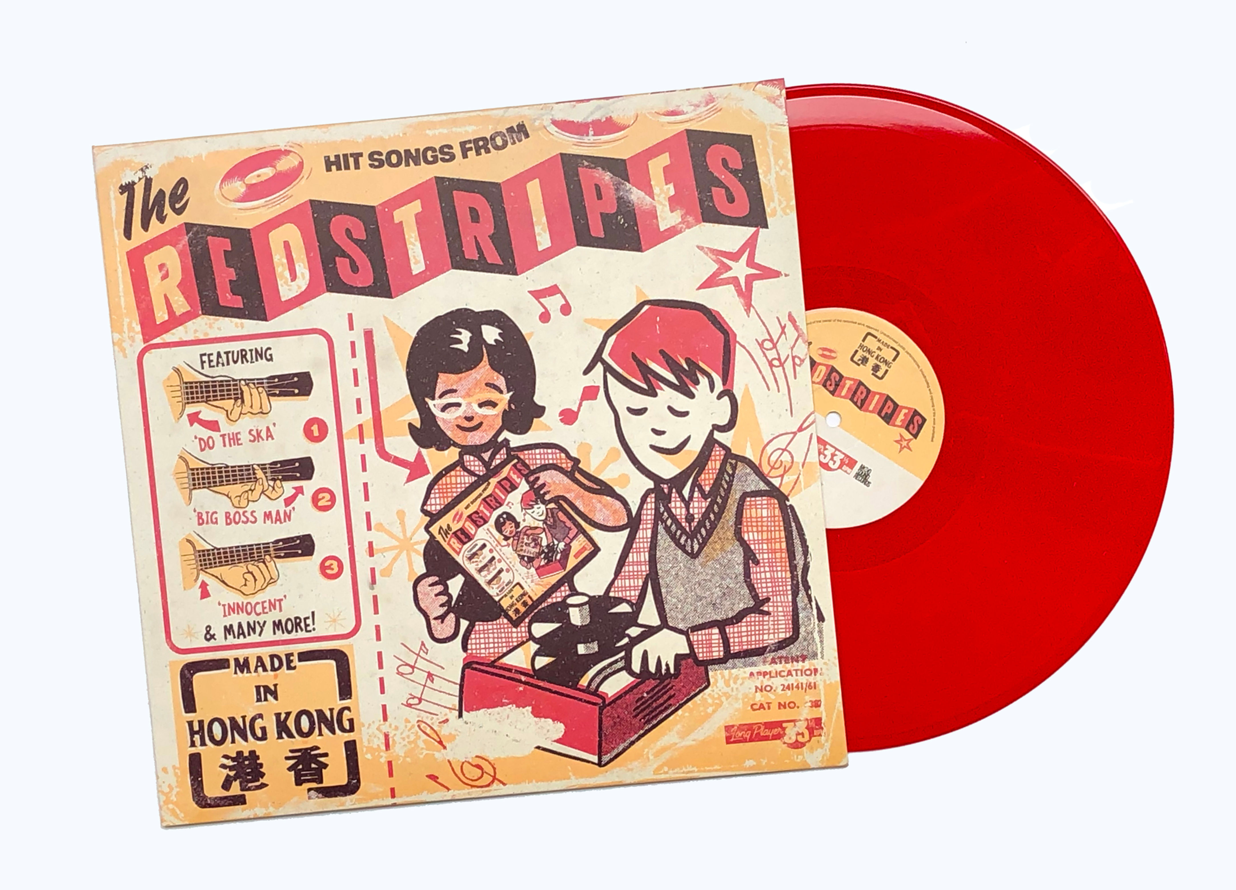 Made in Hong Kong Opaque Red Vinyl