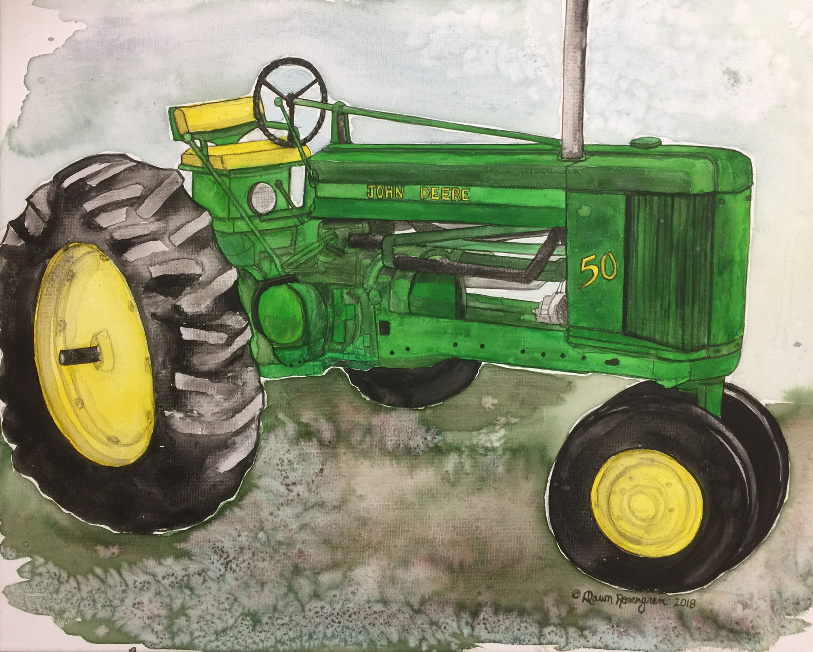 8x10 Print on Watercolor Paper