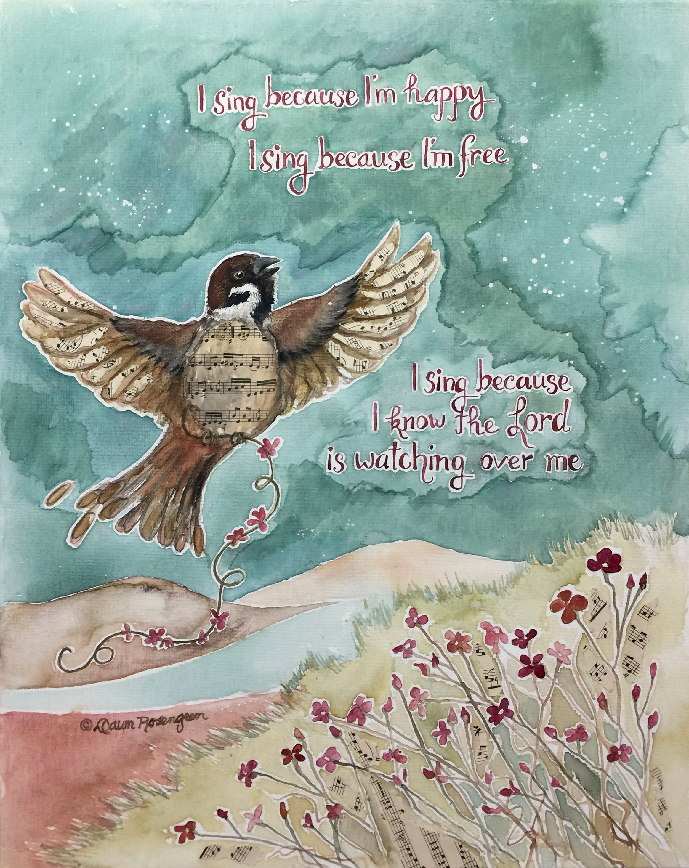 8x10 Print on Watercolor Paper