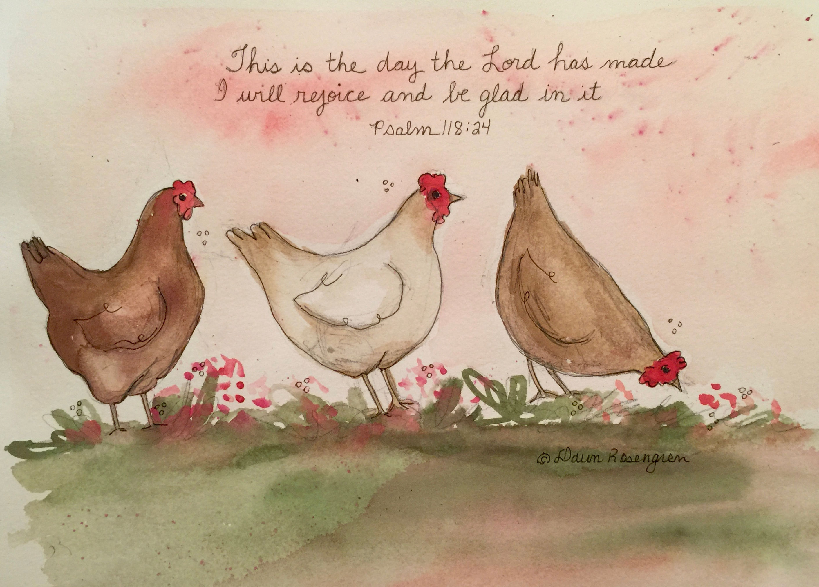 8x10 Print on Watercolor Paper