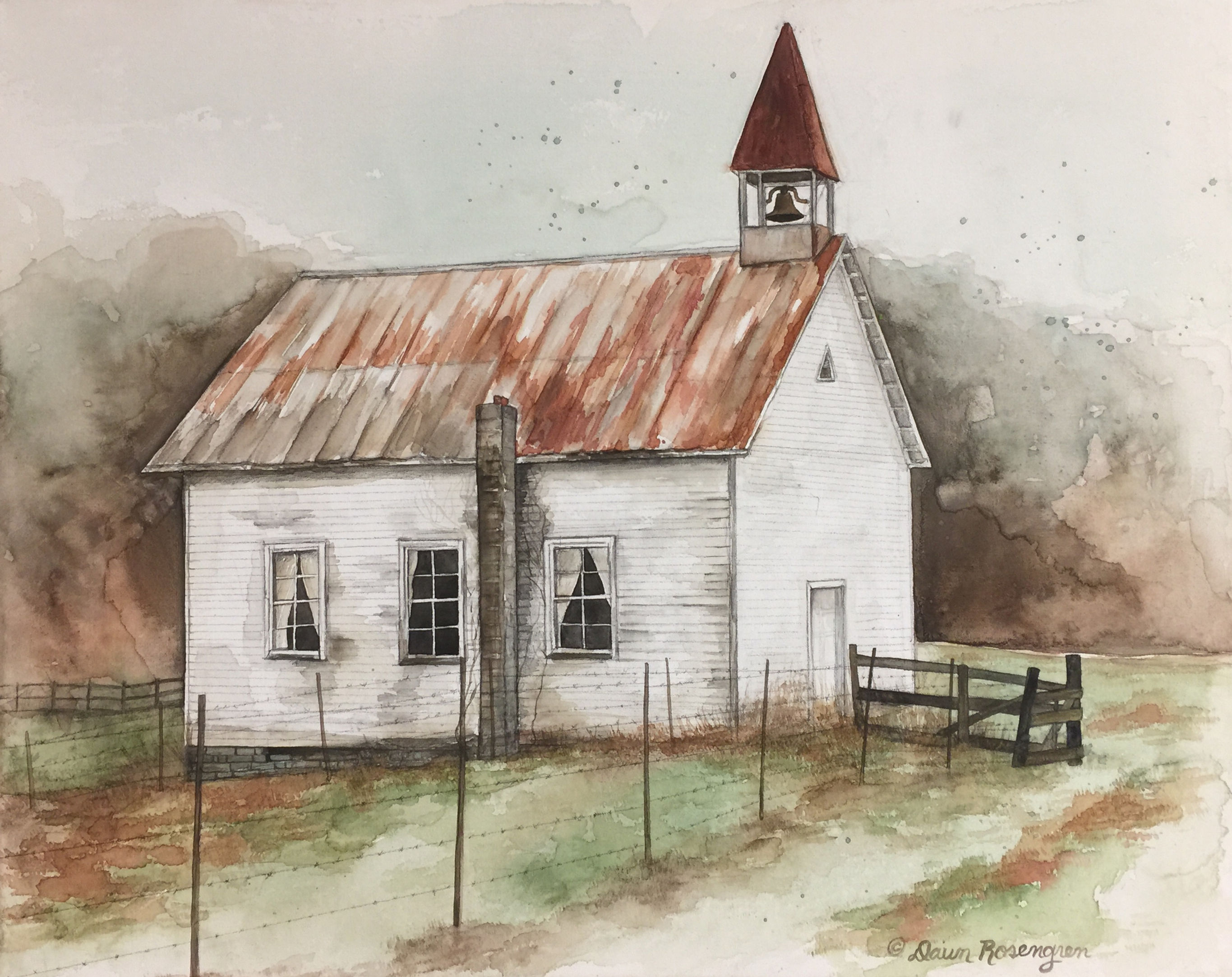 8x10 Print on Watercolor Paper