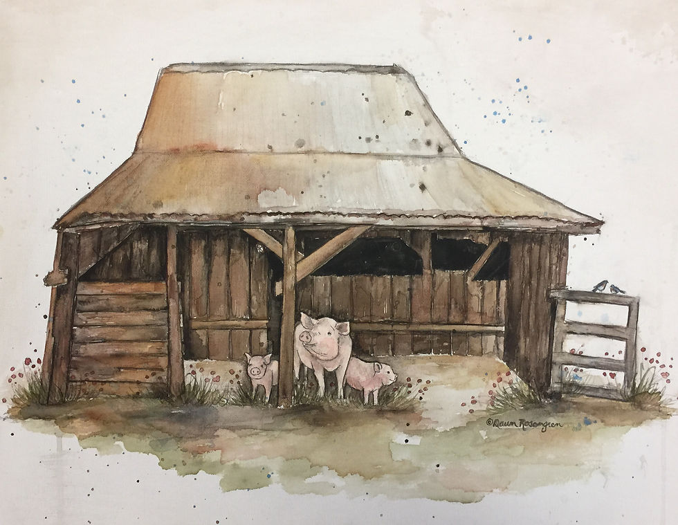 8x10 Print on Watercolor Paper