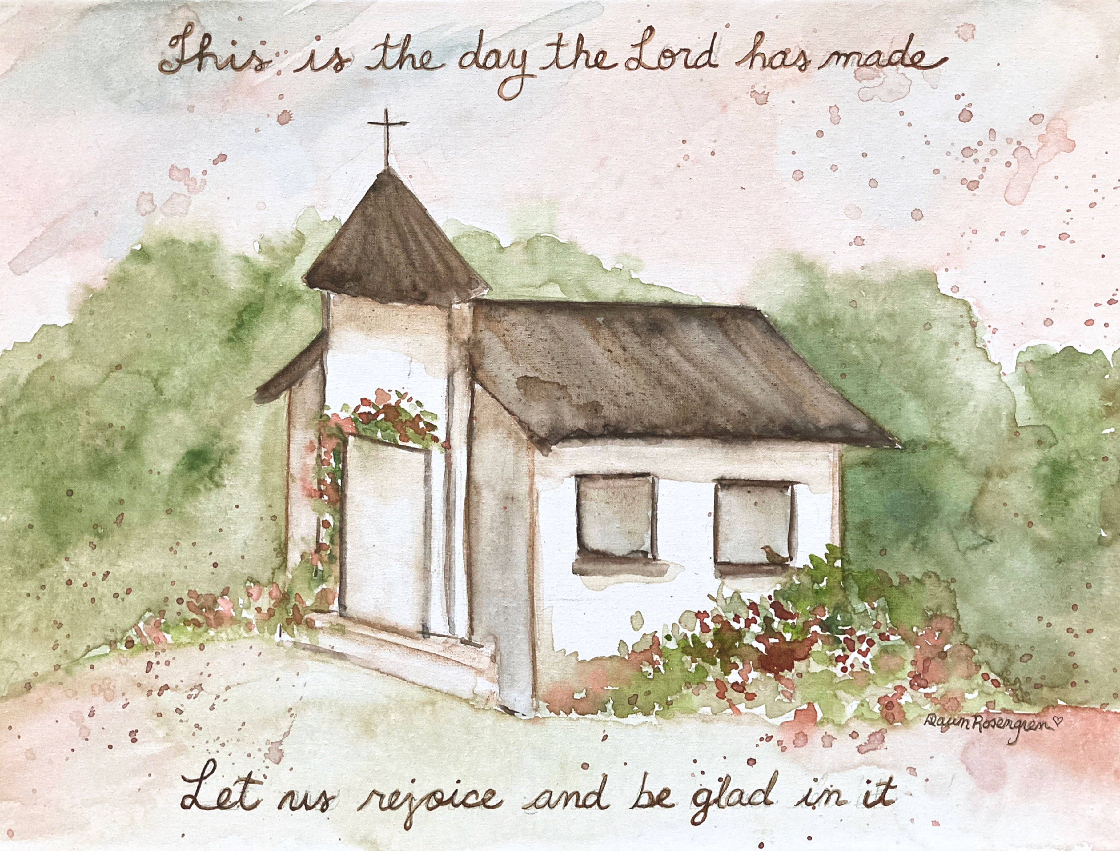 8x10 Print on Watercolor Paper