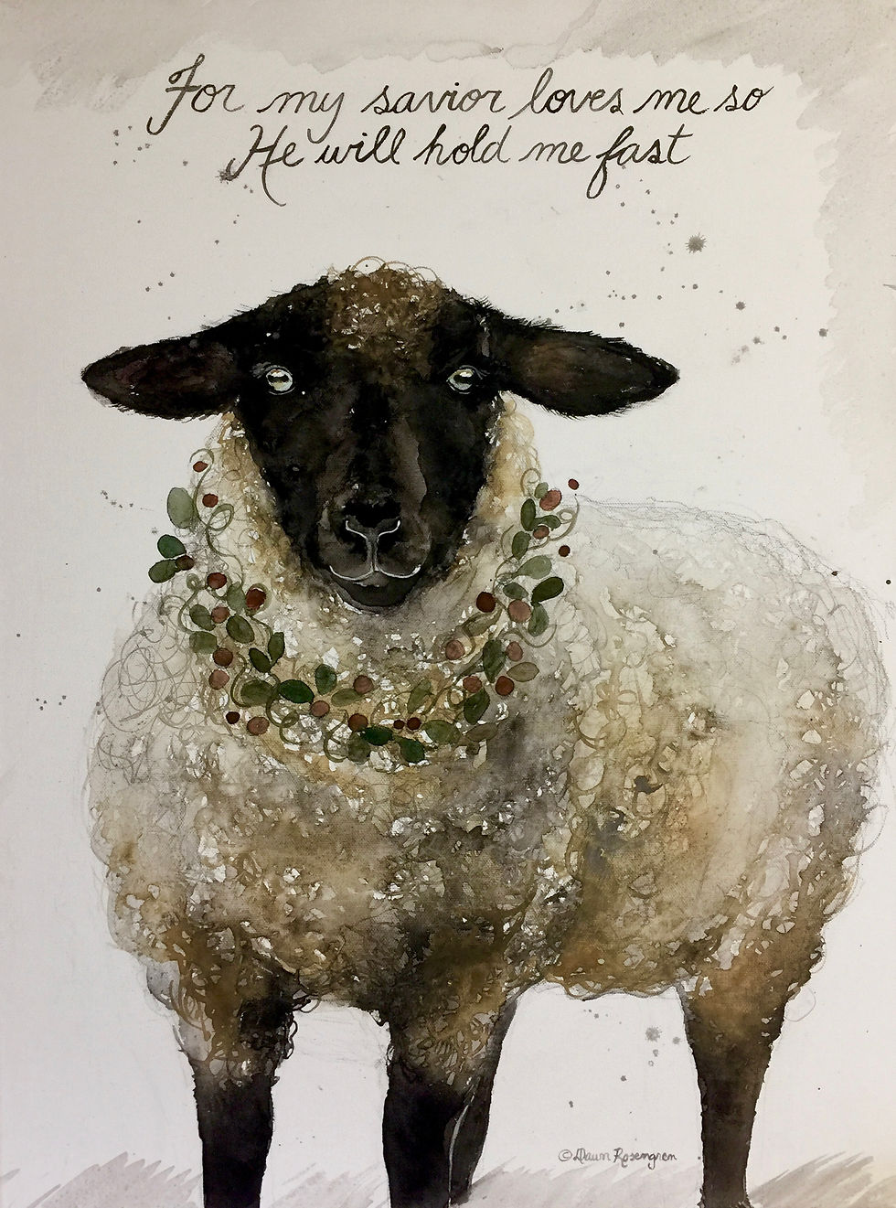8x10 Print on Watercolor Paper