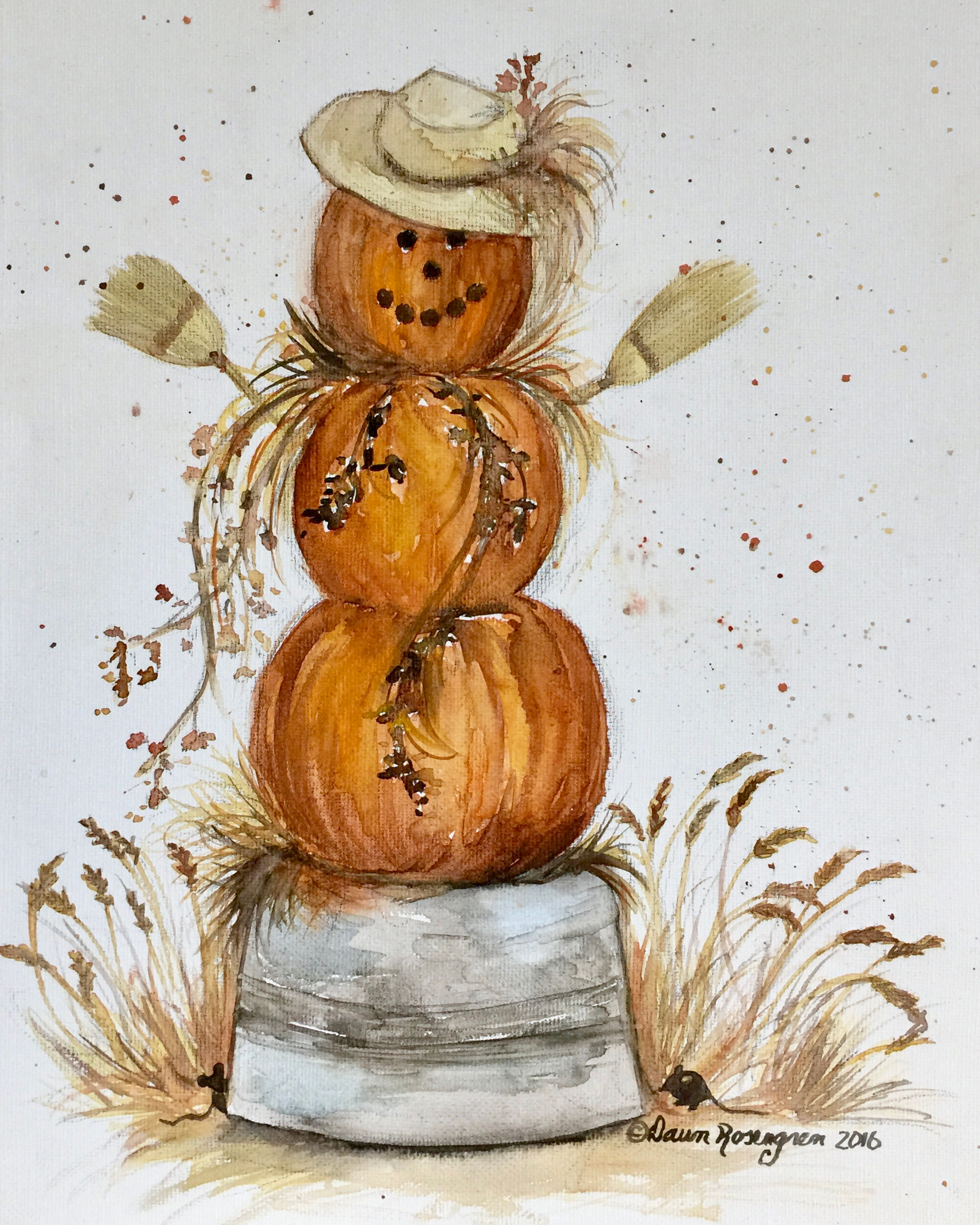 8x10 Print on Watercolor Paper