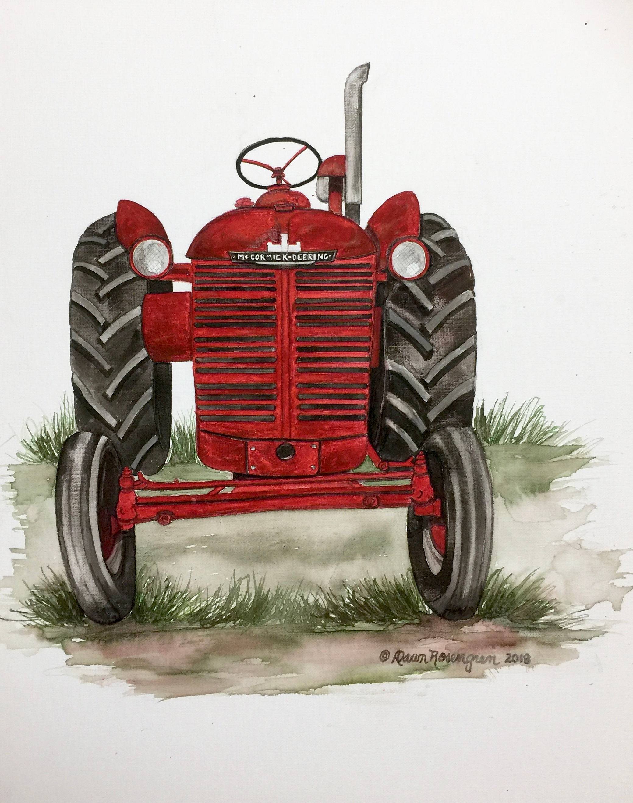 8x10 Print on Watercolor Paper