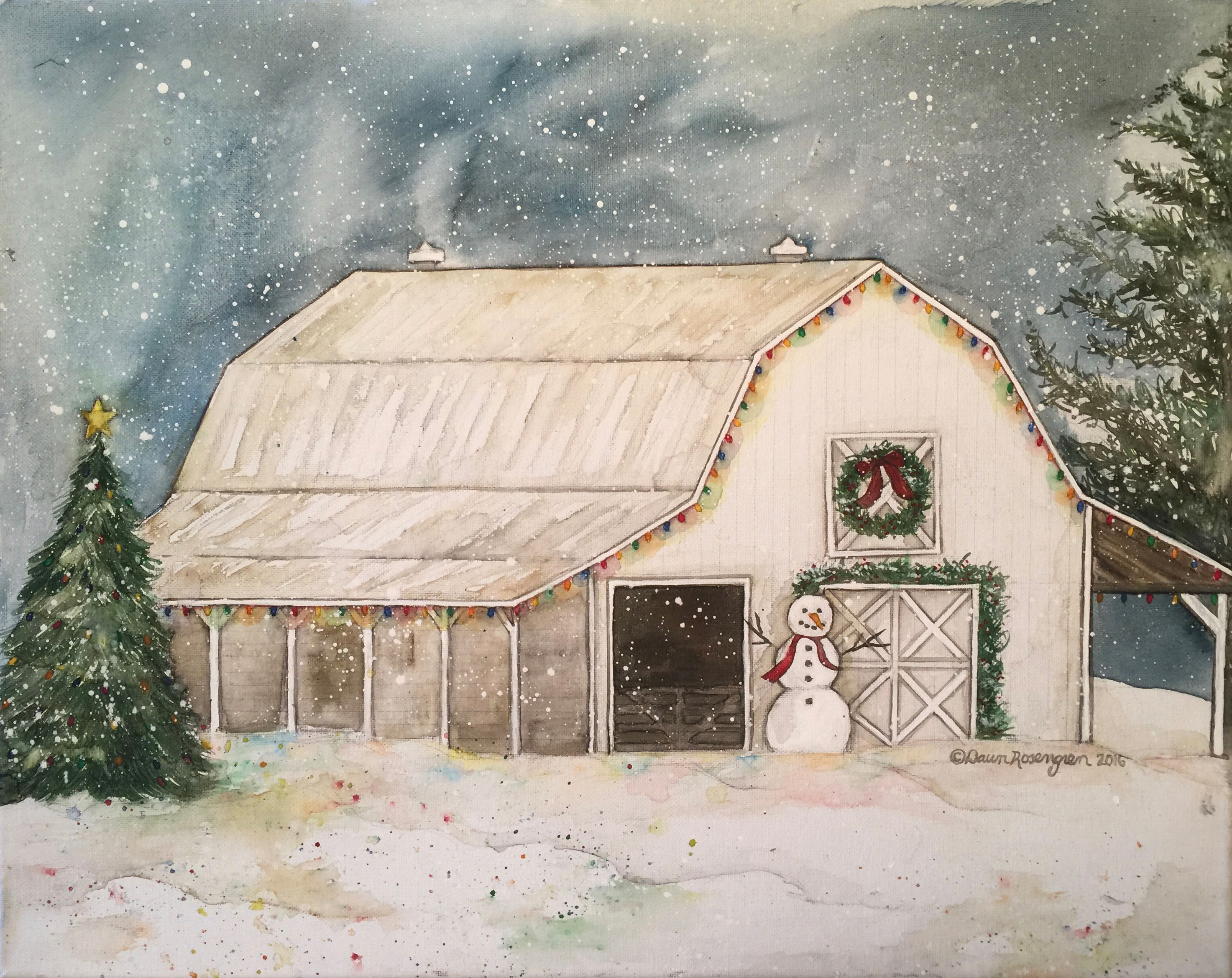 8x10 Print on Watercolor Paper