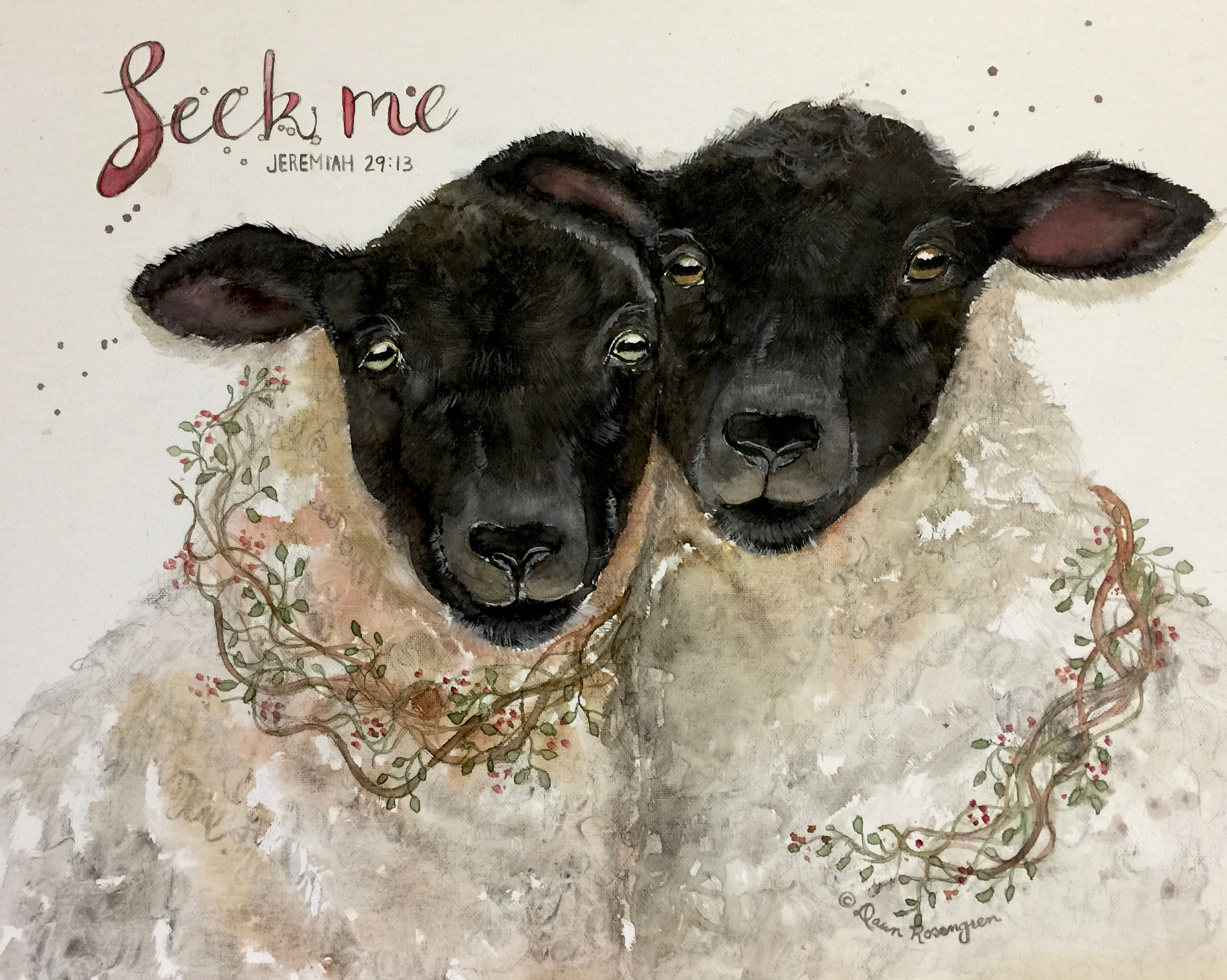 8x10 Print on Watercolor Paper