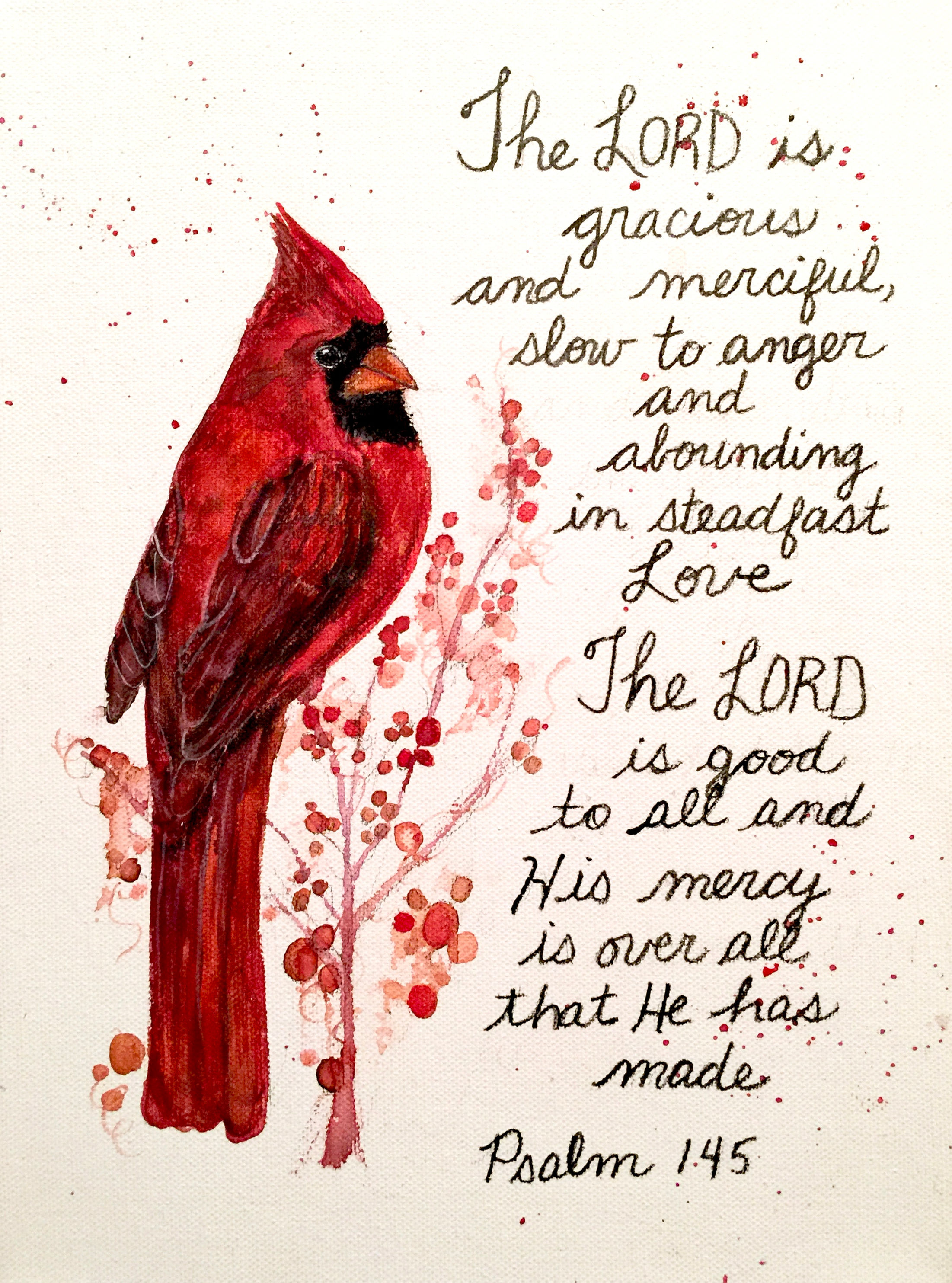 8x10 Print on Watercolor Paper