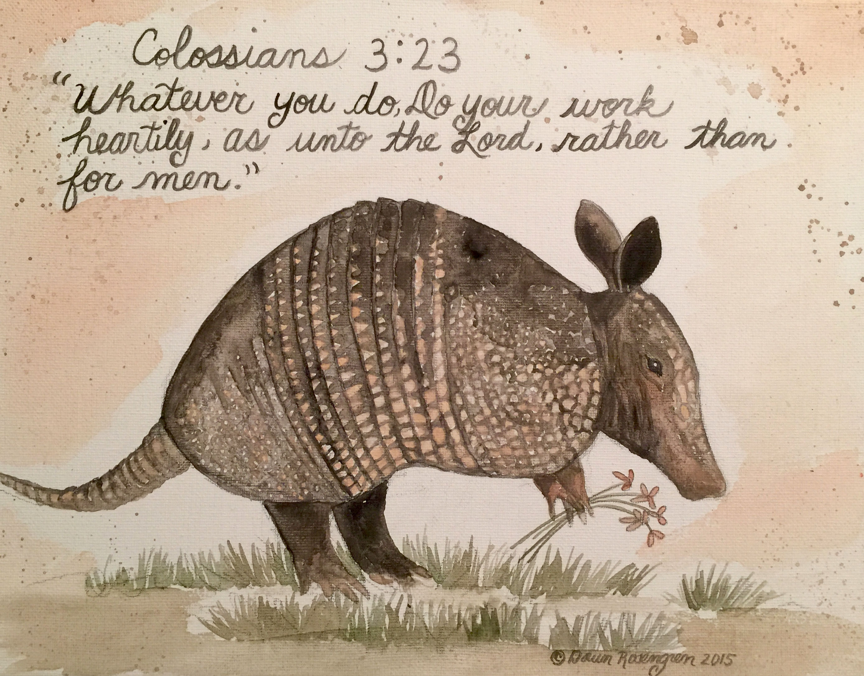 8x10 Print on Watercolor Paper