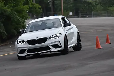 Civilian performance driving instruction on track